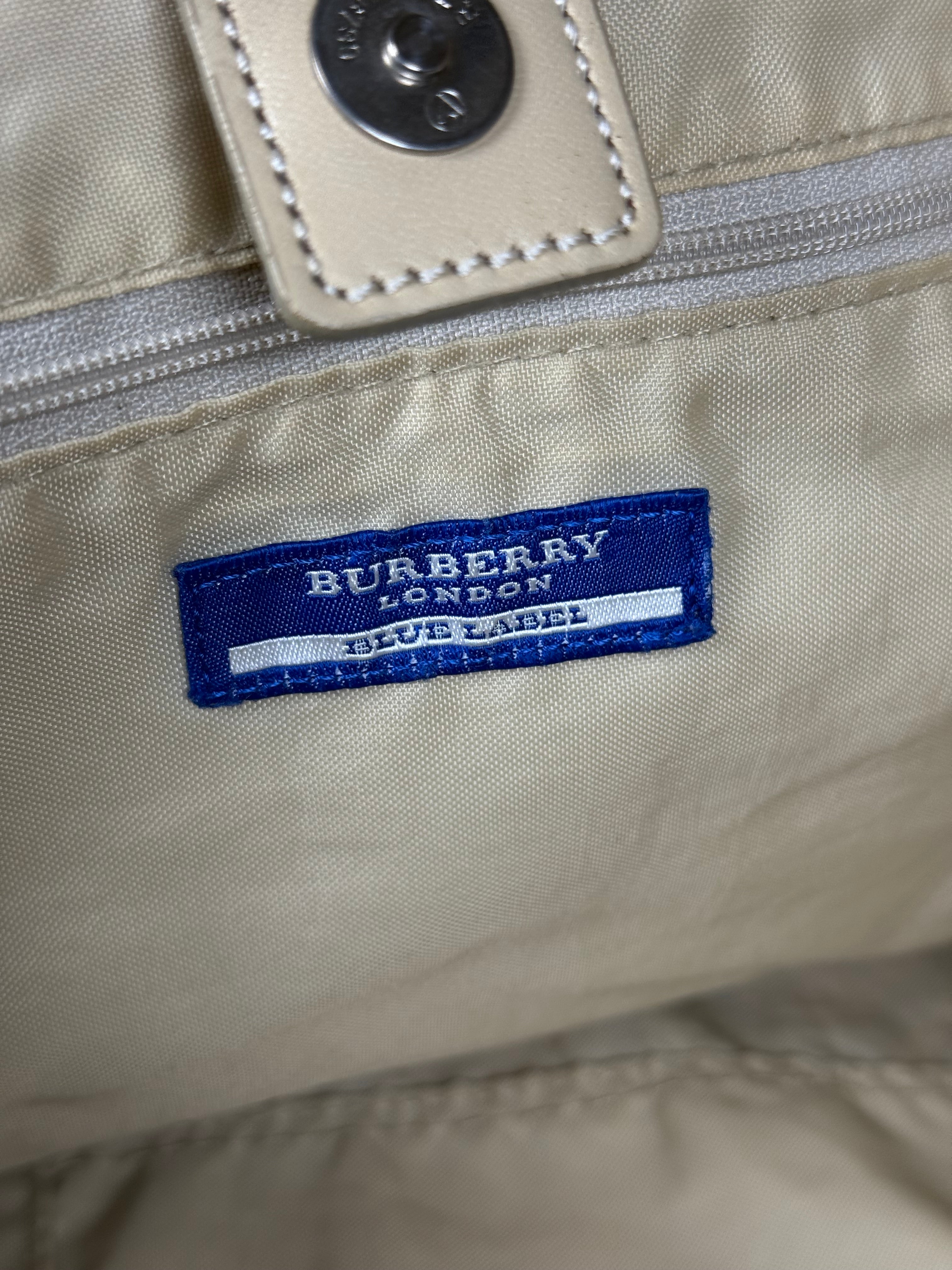 Burberry Blue Label Check Tote