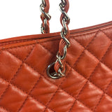 Chanel Red Quilted Calfskin In The Business Tote 2011