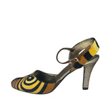 Fendi Vintage Embroidered Heels