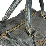 Balenciaga Vintage Dark Blue Leather Classic City Bag