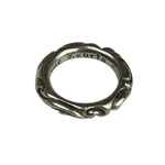 Chrome Hearts 925 Silver Scroll Bag Ring