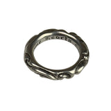 Chrome Hearts 925 Silver Scroll Bag Ring