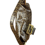 Fendi Vintage FF Canvas PVC Baguette