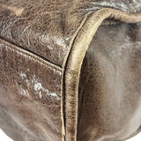 Balenciaga Brown Leather Medium Le City Two-Way Bag
