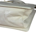 Chanel Ivory Leather Large Jetsetter Boy 2Way Handbag 2011