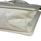 Chanel Ivory Leather Large Jetsetter Boy 2Way Handbag 2011