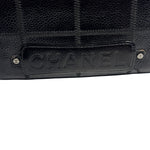 Chanel Black Caviar Chocolate Bar Bi-Fold Long Wallet 2005