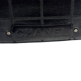 Chanel Black Caviar Chocolate Bar Bi-Fold Long Wallet 2005