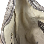 Gucci Vintage GG Metallic Leather Hobo Shoulder Bag
