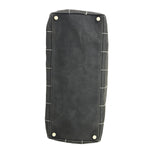 Chanel Vintage Large Square Quilt Tote Faded Black 2003