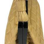Chanel Beige Lambskin Chocolate Bar Frame Handbag 2002