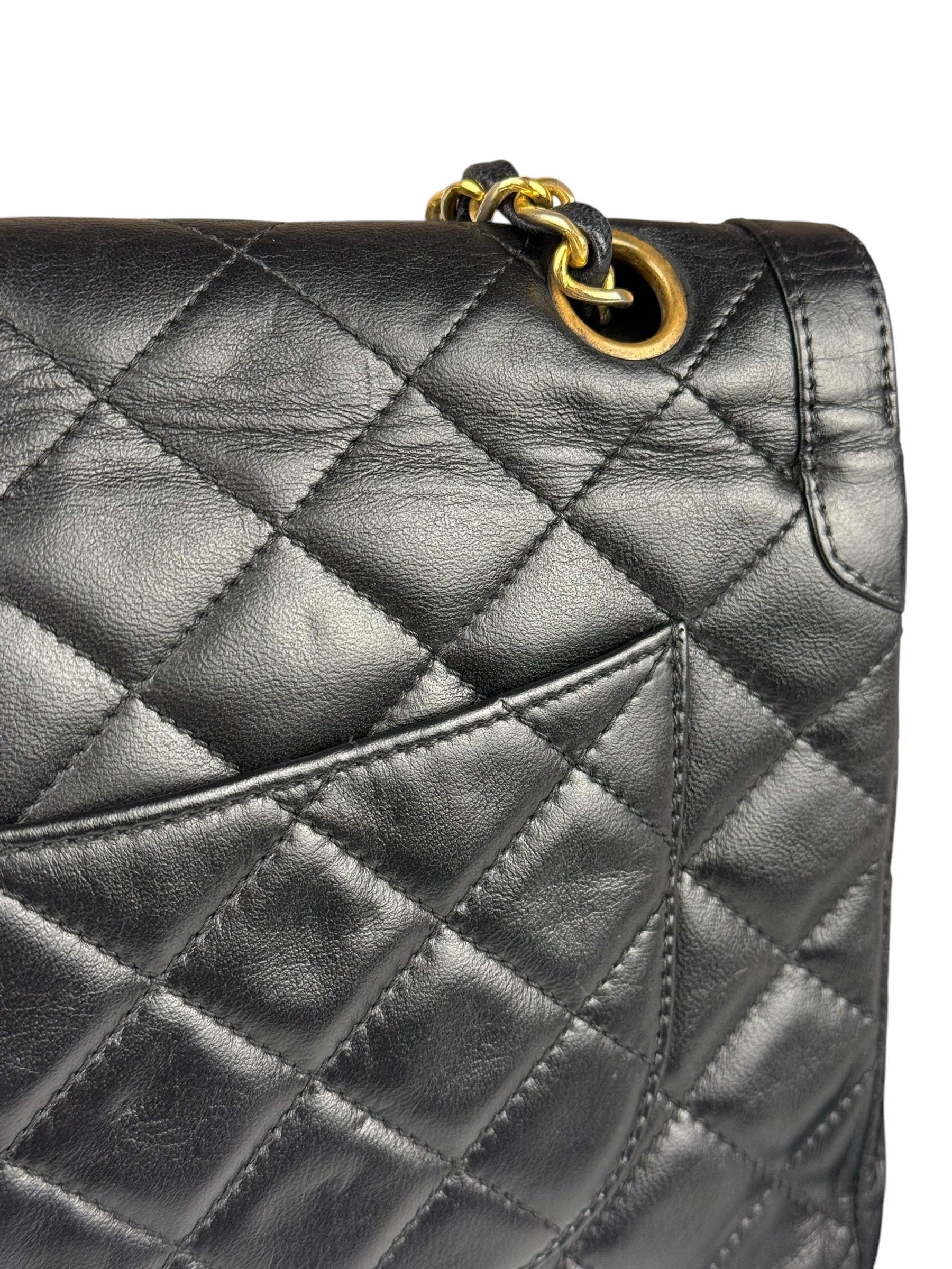 Chanel Paris Matelasse Lambskin Quilted Flap 1994