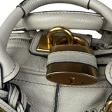 Chloé Ivory Leather Mini Paddington Handbag