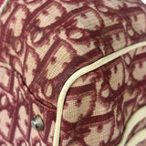 Christian Dior Vintage Red Trotter Boston Bag