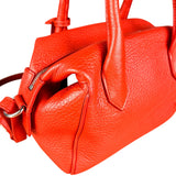 Balenciaga Red Leather Infanta Mini Boston Bag