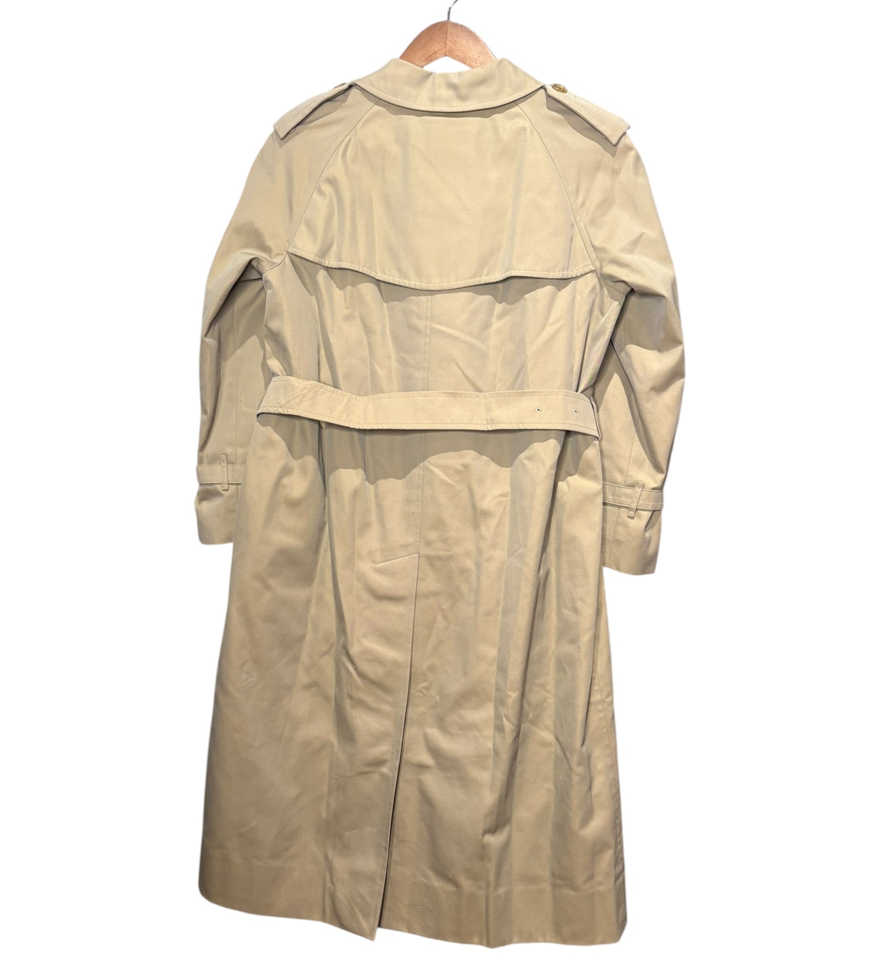 Burberry Vintage Green Trench Coat