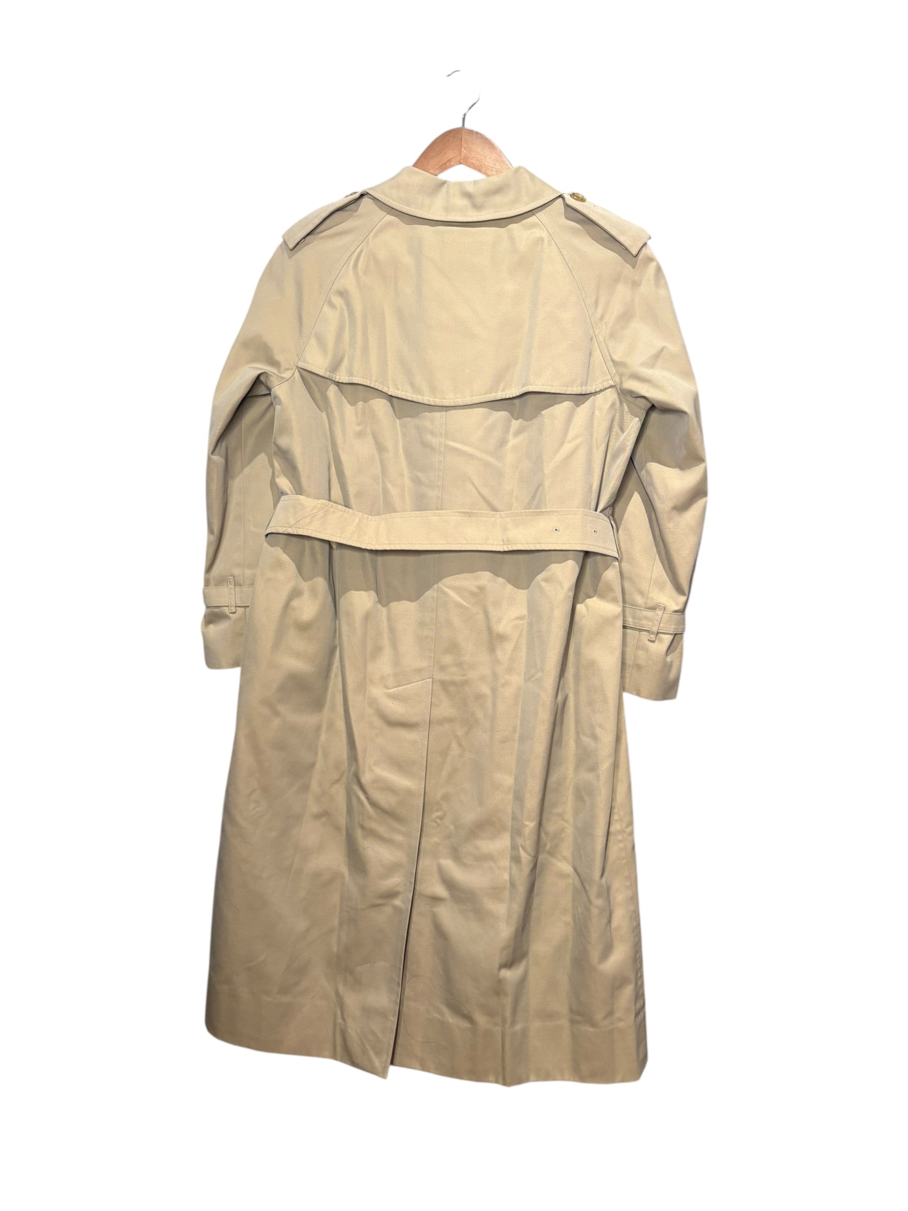 Burberry Vintage Green Trench Coat