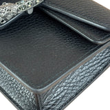 Gucci  Black Dionysus Super Mini Shoulder Bag