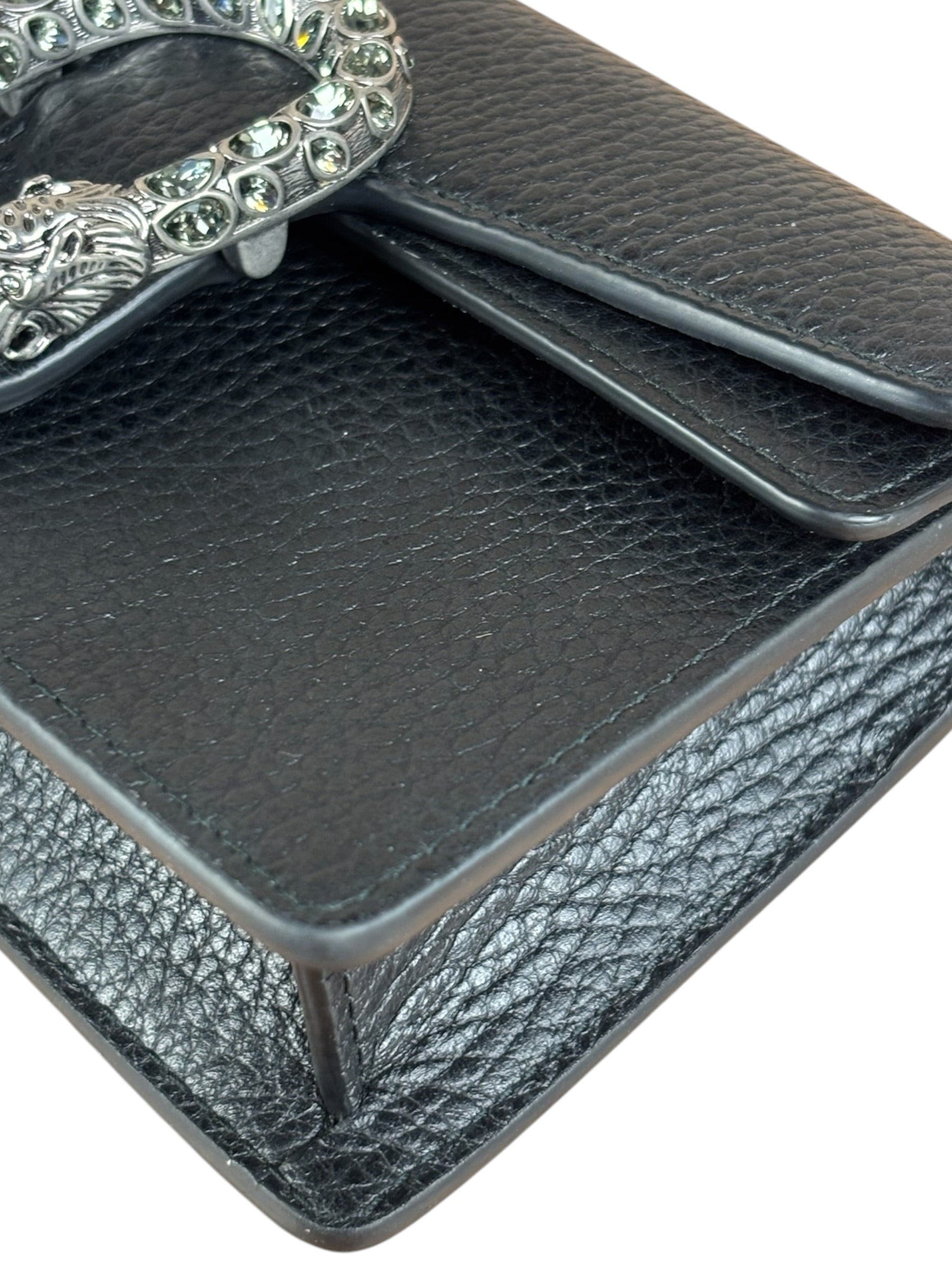 Gucci  Black Dionysus Super Mini Shoulder Bag