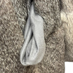 Gifu Mouhi Grey Rabbi Fur Coat