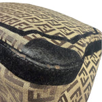 Fendi Black Trim Zucca Mamma Baguette
