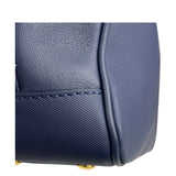 Burberry Navy Blue/Brown Dk88 Medium Two-Way Bag