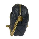 Chanel Navy Quilted Lambskin Small Camera Bag 2019