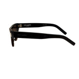 Yves Saint Laurent Black New Wave Sunglasses SL 468