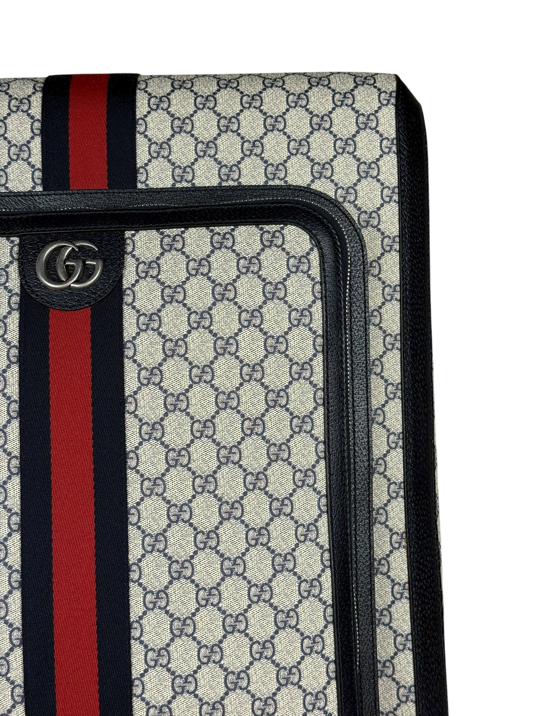 Gucci GG Savoy Navy Medium Trolley Luggage