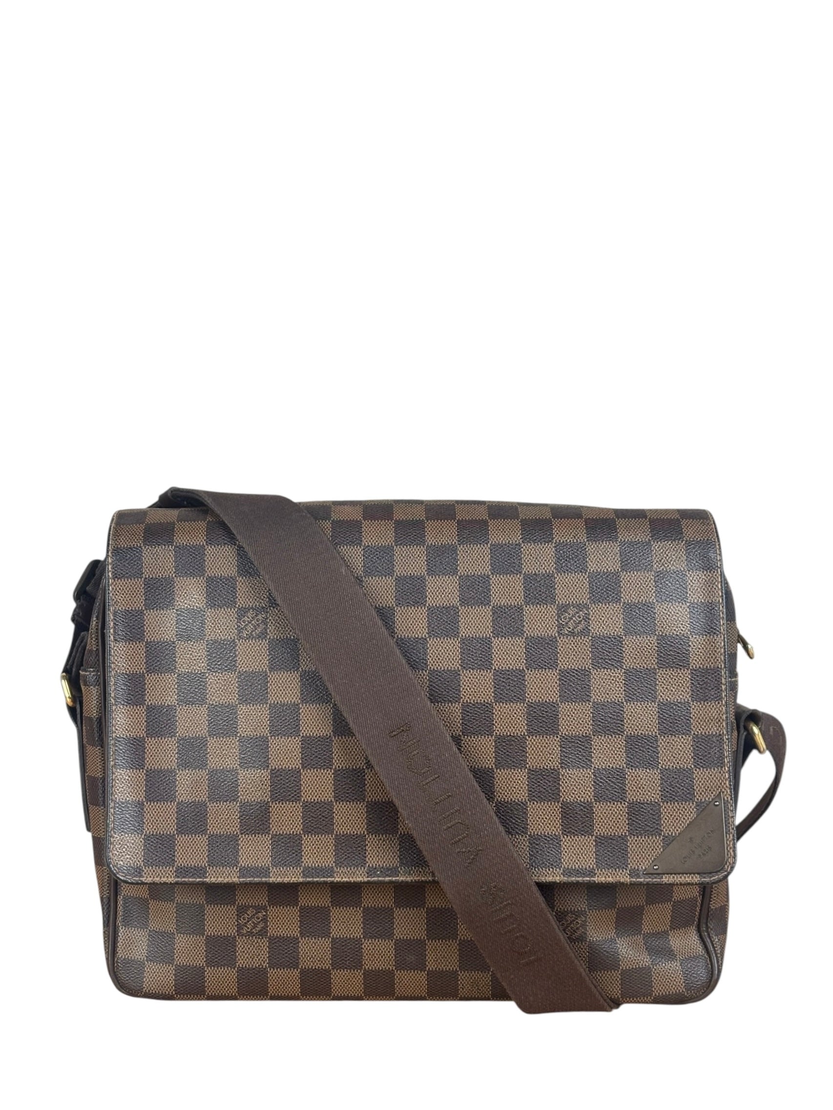 Louis Vuitton Damier Ebene Shelton Messenger Shoulder Bag MM