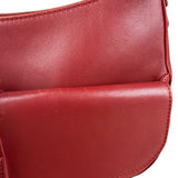 Loewe Vintage Red Leather Shoulder Bag