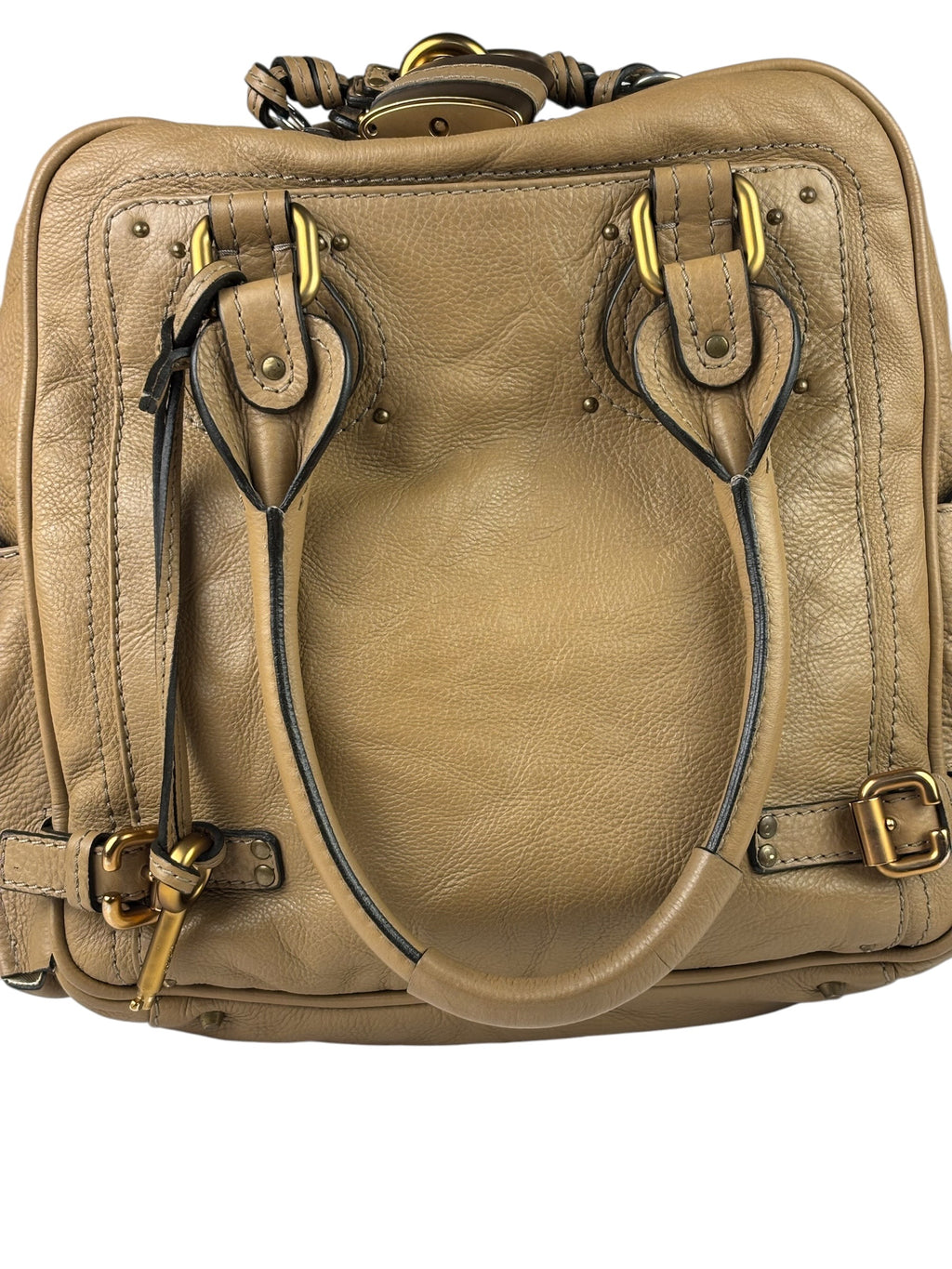 Chloe Brown Leather Paddington Shoulder Bag