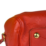 Louis Vuitton Orange Monogram Empreinte Speedy Bandouliere 30