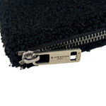 Givenchy Black Wool/Leather Trim Pouch