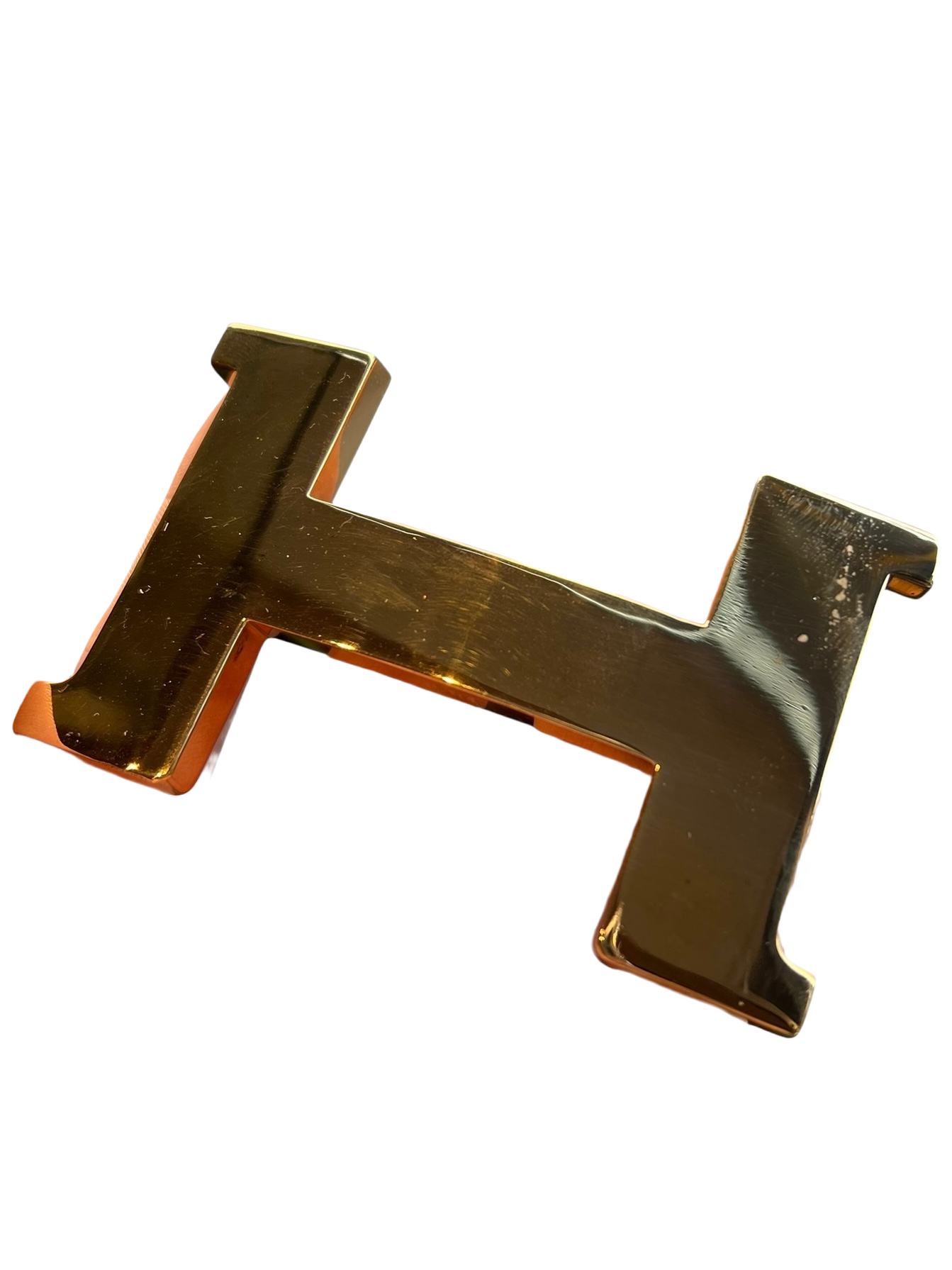 Hermes H Constance Polished Belt Buckle Gold
