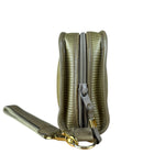 YSL Vintage Grey Leather Travel Pouch