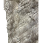 Shimizu Vintage Grey Mix Fur Long Coat