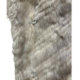 Shimizu Vintage Grey Mix Fur Long Coat