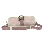 Ferragamo Pink Canvas Gancini Shoulder Bag