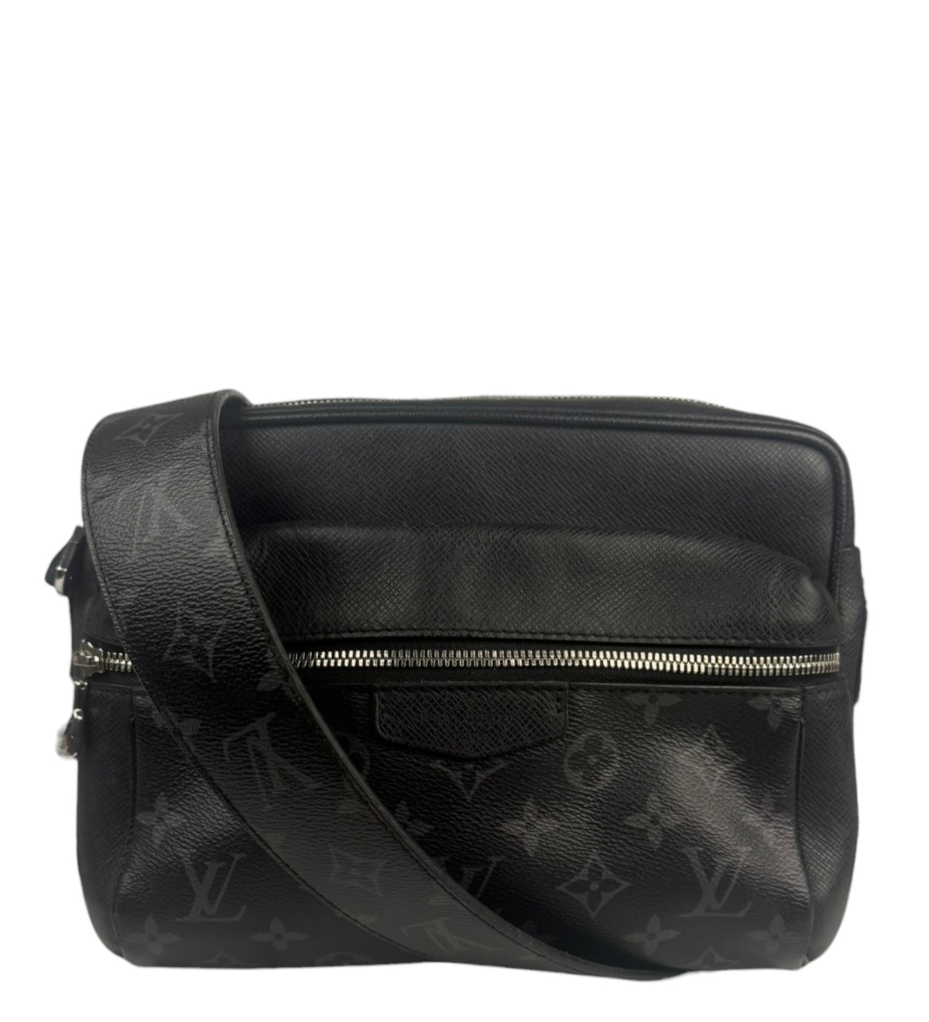 Louis Vuitton Black Monogram Taigarama Outdoor Messenger Bag