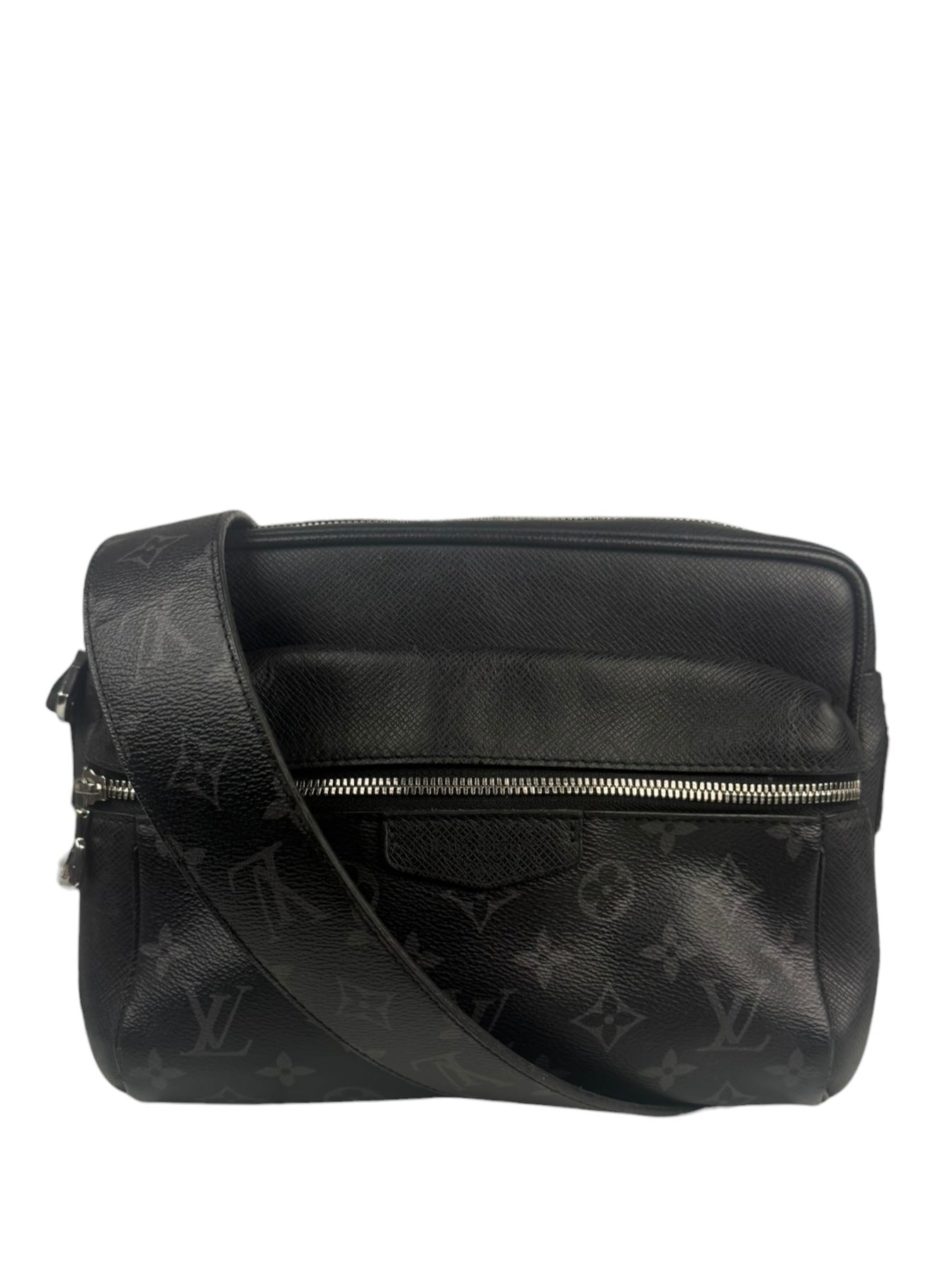Louis Vuitton Black Monogram Taigarama Outdoor Messenger Bag