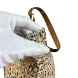 Fendi FF Floral Zucchino Shoulder Tote