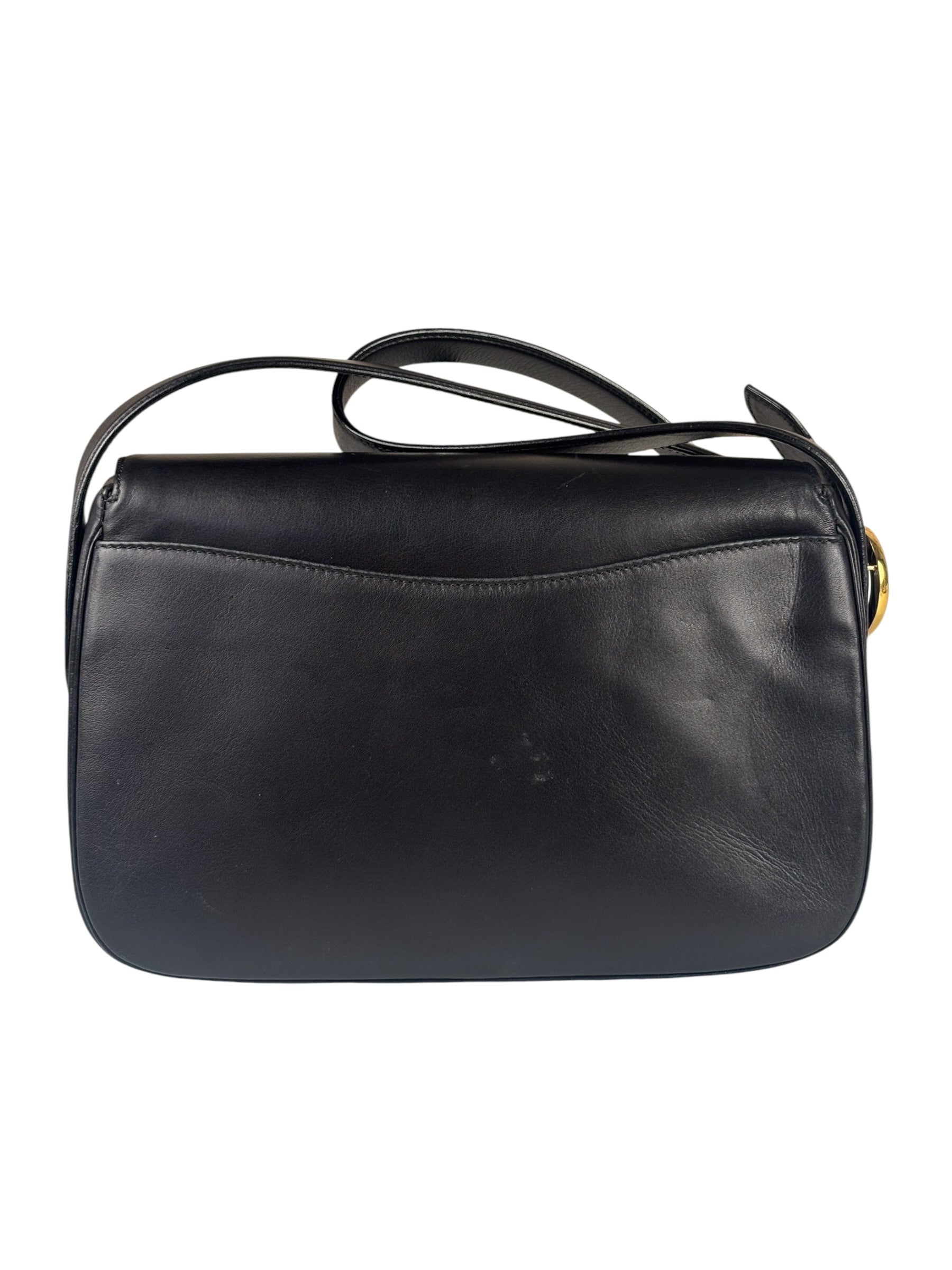 Cartier Must De Vintage Black Panthere Shoulder Bag