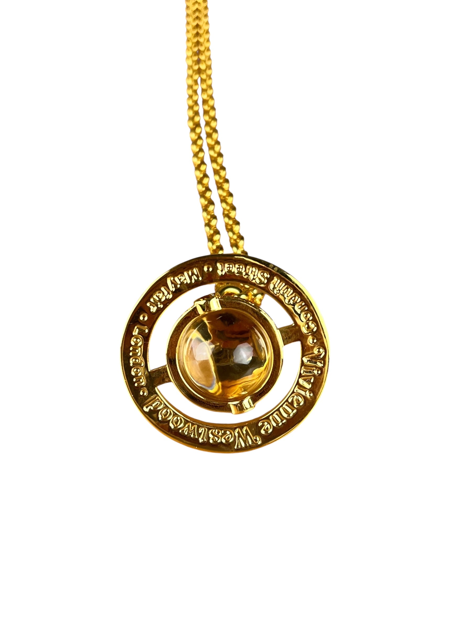 Vivienne Westwood Gold 3D Orb Necklace