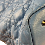 Christian Dior Blue Leather Panarea Tote