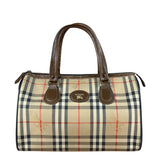 Burberry Vintage House Check Boston Bag