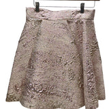 Dolce & Gabbana Metallic Cloque Short Skirt