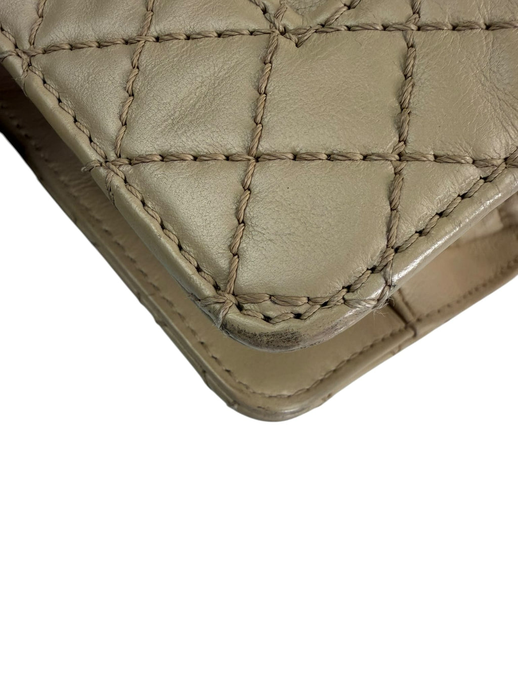 Chanel Beige Lambskin Boy Reverso Shopping Tote 2013