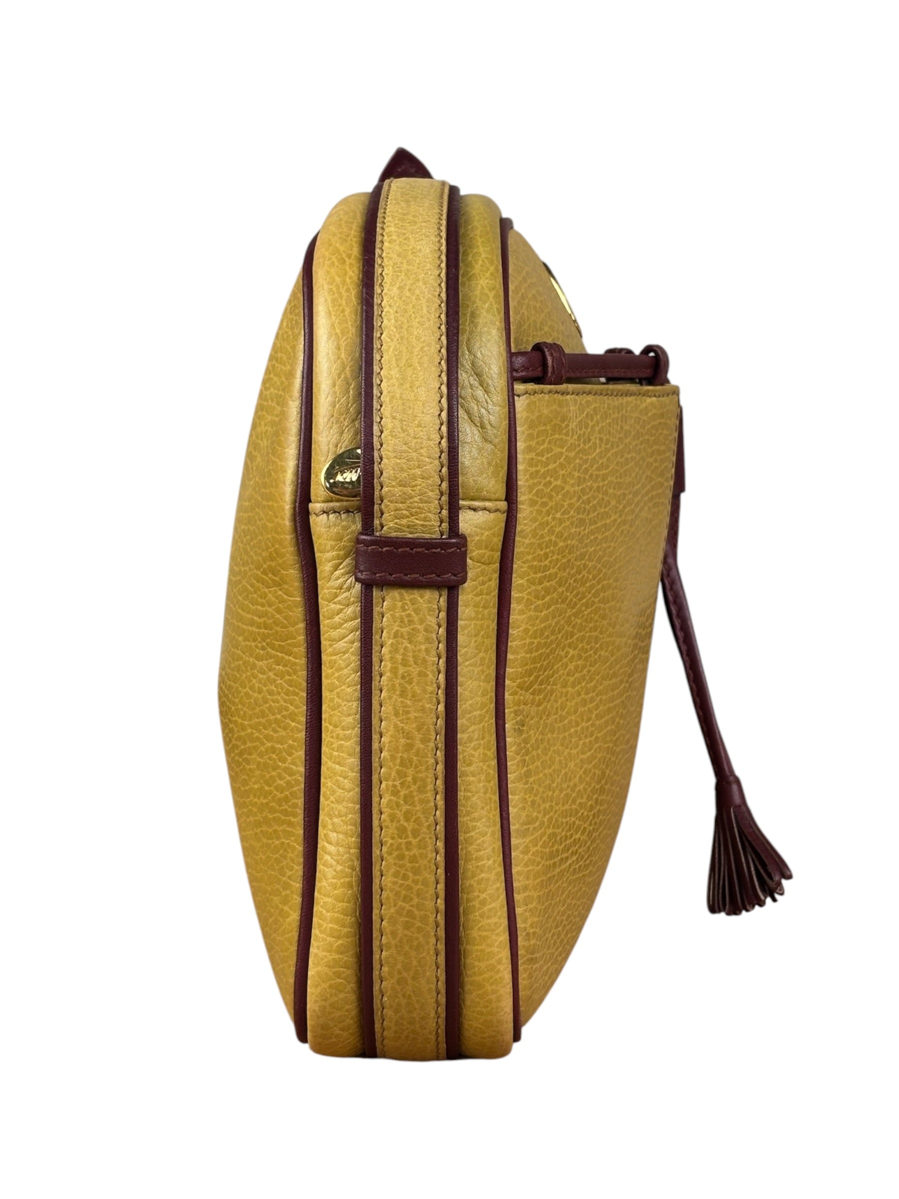 Cartier Vintage Leather Crossbody Camera Bag