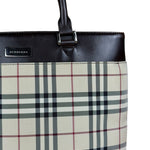 Burberry Vintage Canvas Nova Check Tote